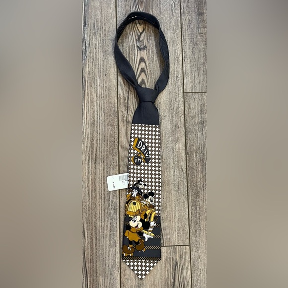 Disney Other - Vintage Disney Drive-In Boys Tie – Mickey, Minnie, Goofy – NWT – Sears"